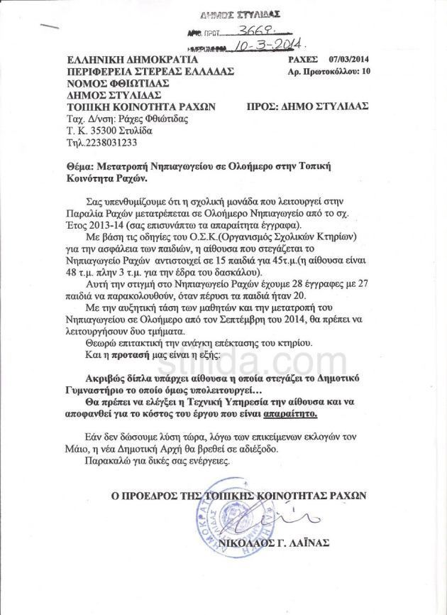 ΝΗΠΙΑΓΩΓΕΙΟ ΡΑΧΩΝ